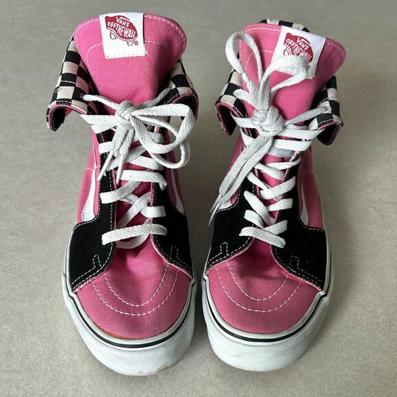 RARE Y2K Vans Off the Wall Extra High Tops ASO Alex Russo - Picture 10 of 12